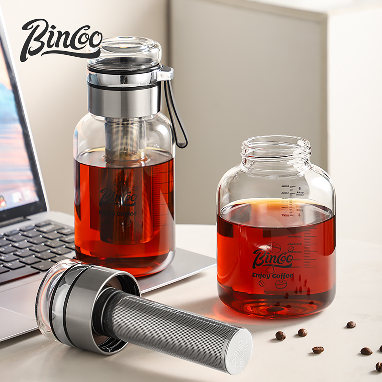 Bincoo Cold Brew Iced Coffee M - Coffee Tea Jug recensie en prijs