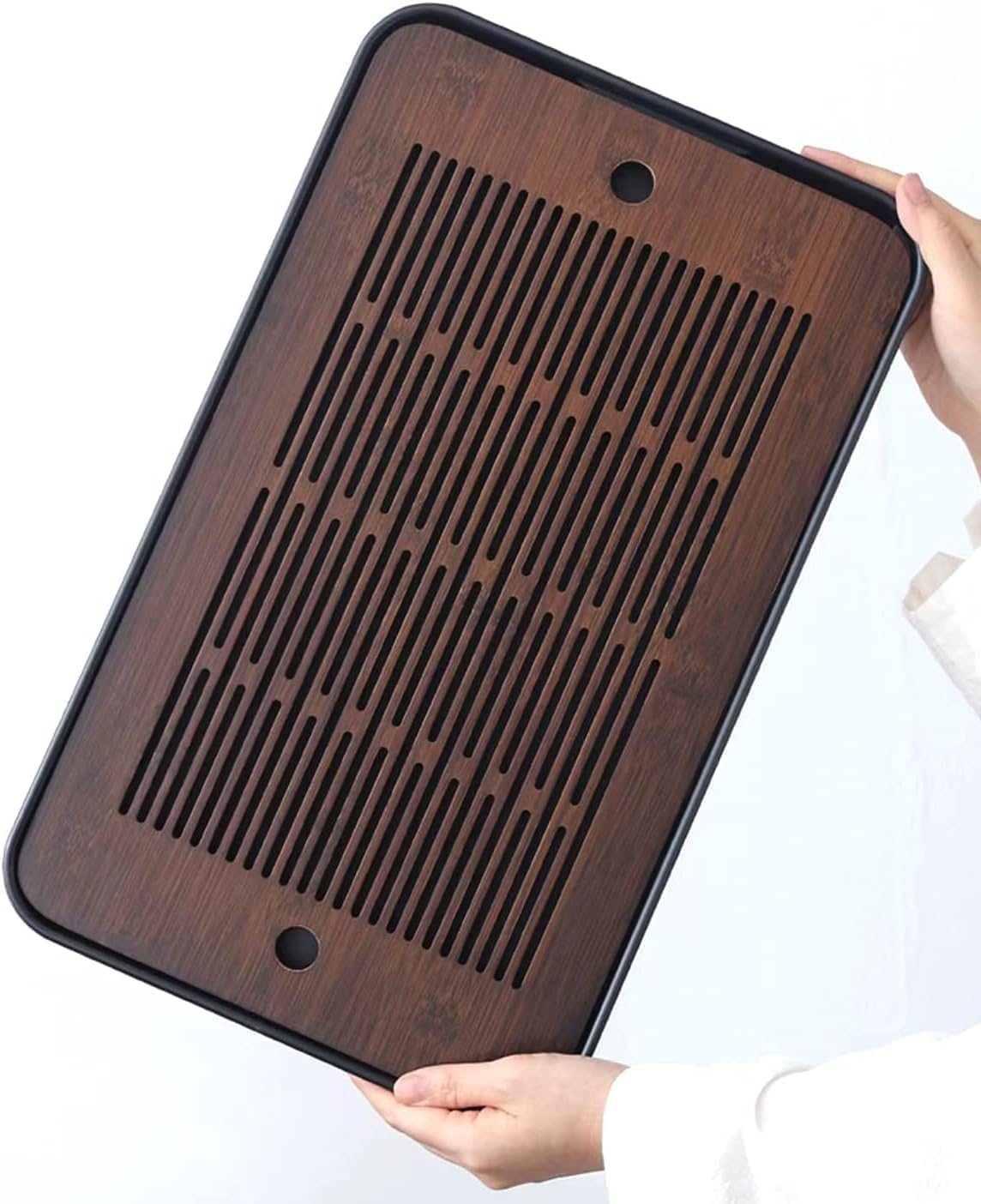 Natural Bamboo Tea Tray with H - Bamboo Tea Tray recensie en prijs