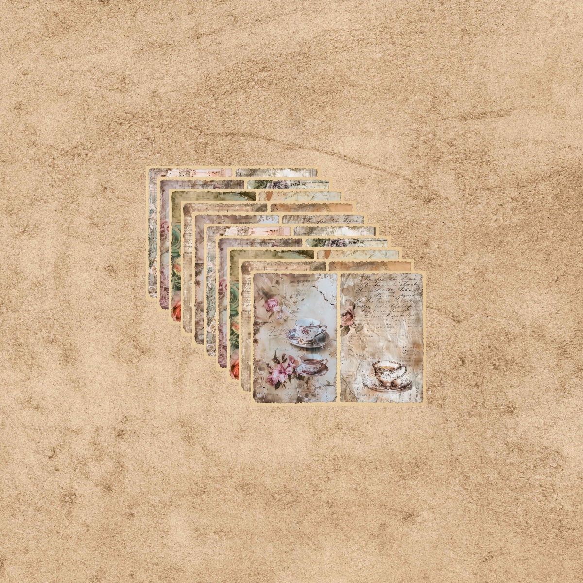 10 Sheets A5 Size Retro Word C - Coffee Tea Journal recensie en prijs