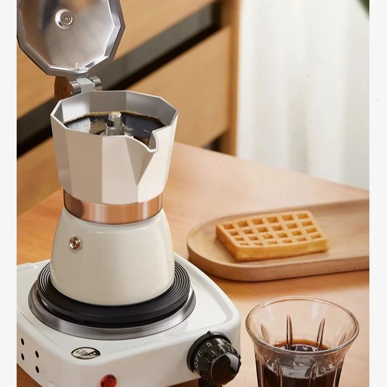 Round-bottomed Moka Pot Single - Coffee Tea Making Machine recensie en prijs