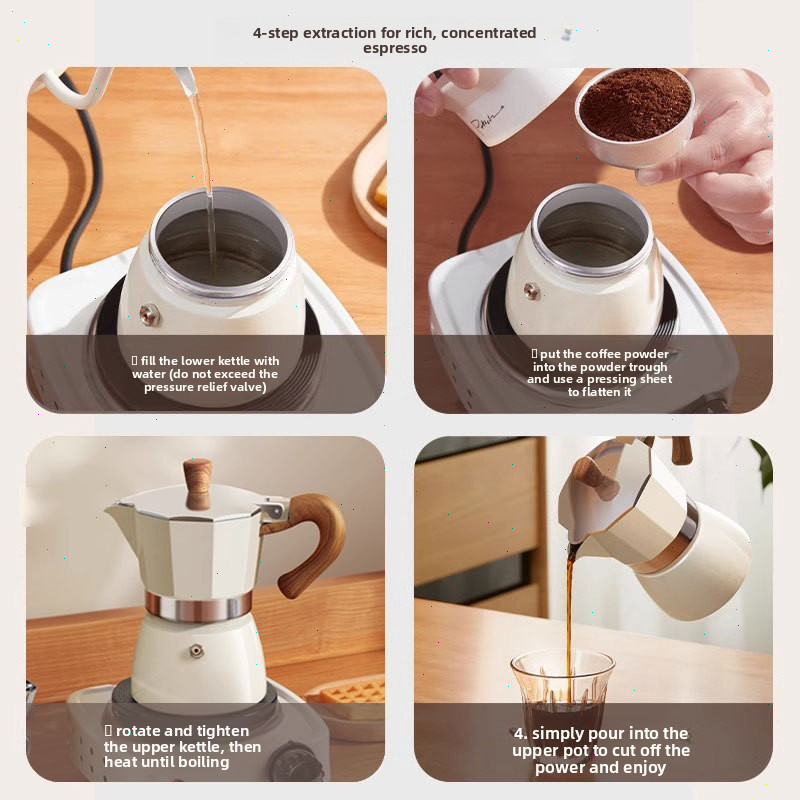 Round-bottomed Moka Pot Single - Coffee Tea Making Machine recensie en prijs
